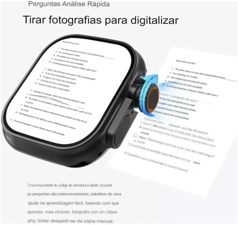 Smartwatch Relogio 5g Ultra Ai 3 Celular De Pulso Camera Nfe