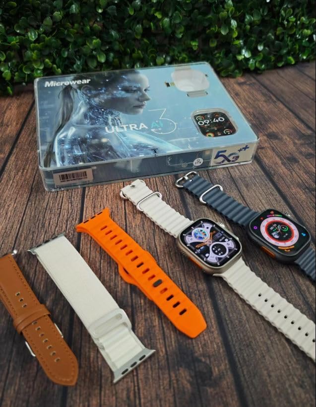 Smartwatch Relogio 5g Ultra Ai 3 Celular De Pulso Camera Nfe